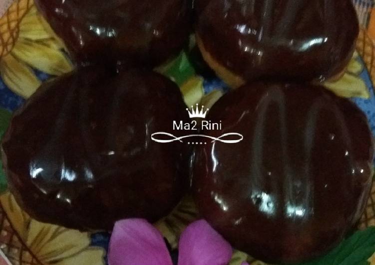 Donat pisang coklat (tanpa telur & kentang)