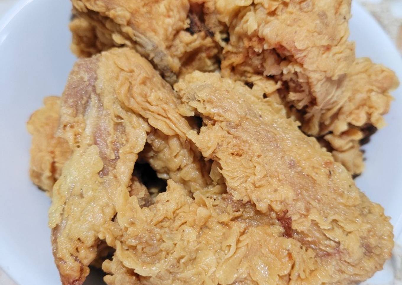 Ayam goreng tepung crispy (kentucky ala rumahan)