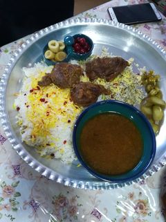 عکسی از دستور چلو گوشت