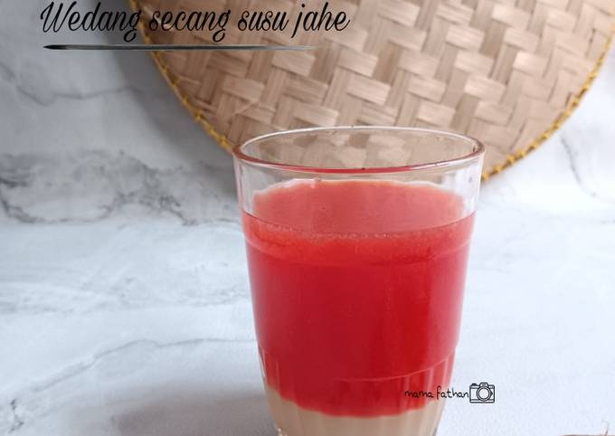 Resep Wedang Secang Susu Jahe Oleh Mama Fathan Cookpad