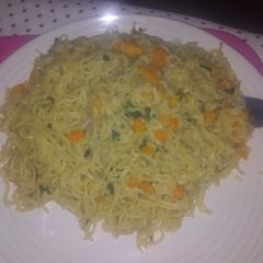 Vegetable noodles A picture of Vegetable noodles.