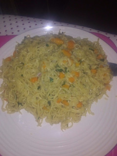 A picture of Vegetable noodles.