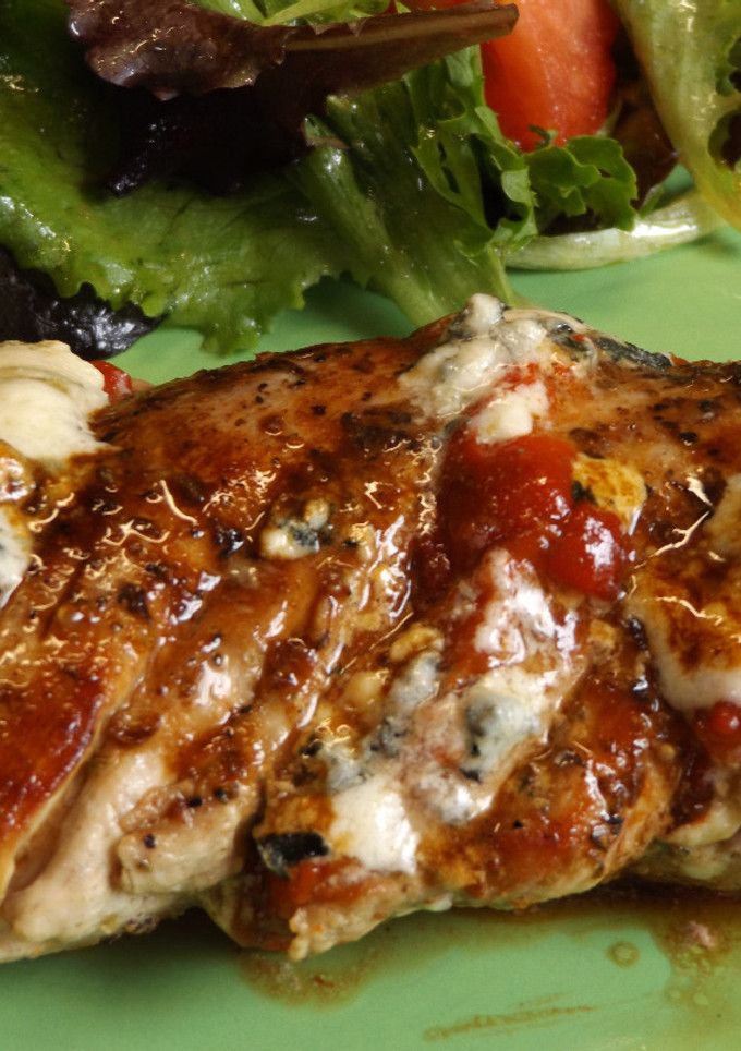 Una foto de Solomillo de cerdo Duroc con Gorgonzola