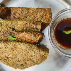 A picture of Moong Dal Chilla.