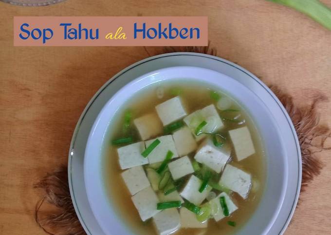 Resep Sop Tahu Ala Hokben Oleh Heni Nur Cookpad