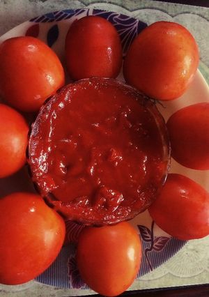 টমেটো সস ۔۔(tomato sauce recipe in Bengali) রেসিপির প্রধান ছবি