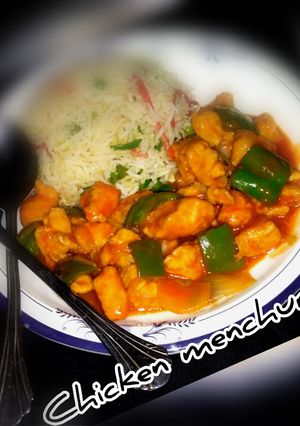 A picture of Chicken menchurian.