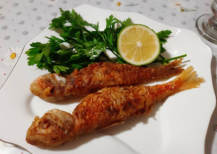 Rouget frit 🍋🐟🌿