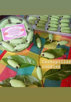 Foto resep Caterpillar Cookies Keju ala Ibun Tania