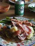 Pastel de carne, mignones y..