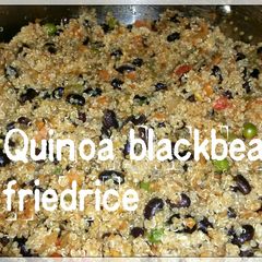 Quinoa fried rice A picture of Quinoa fried rice.