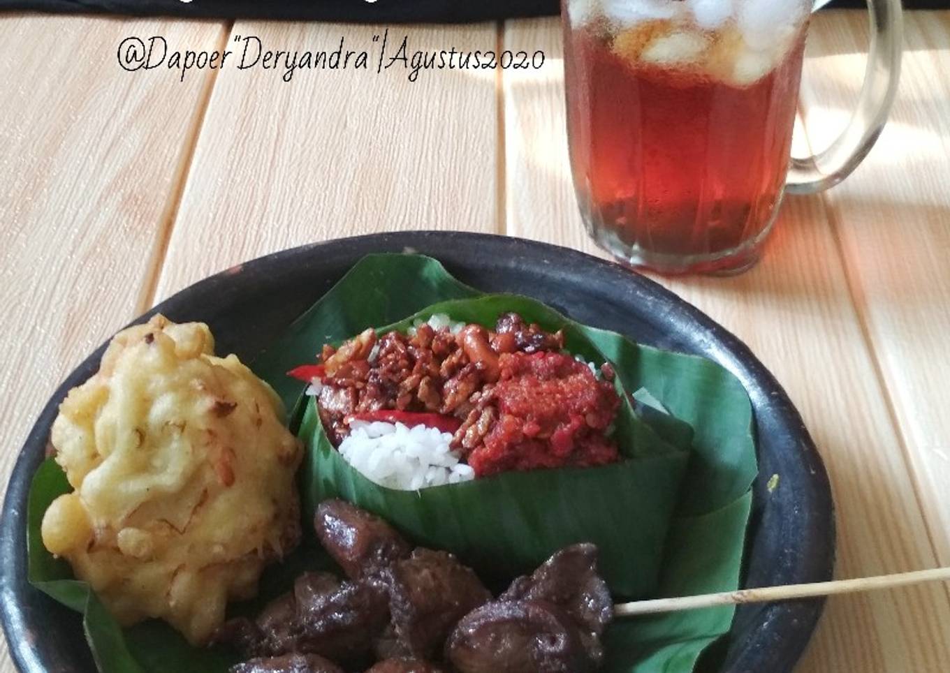 Sate Ati Ampela ala angkringan