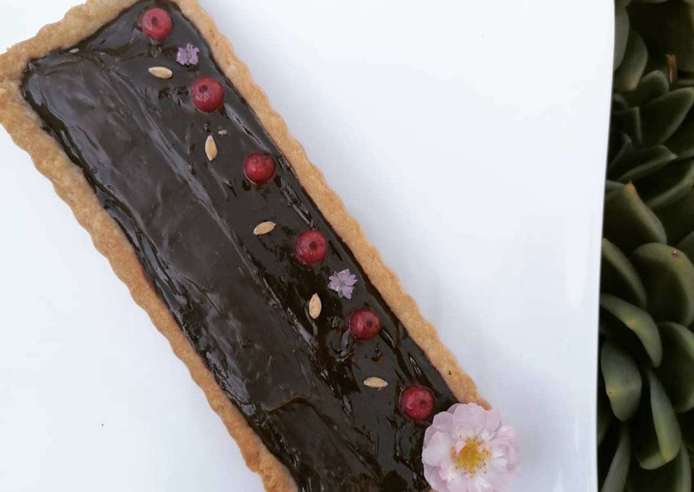 Tarte chocolat noir