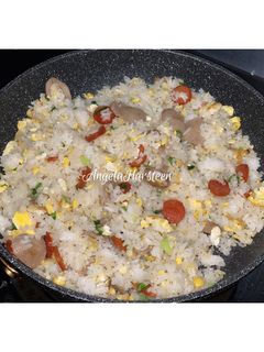 Foto resep Nasi goreng sosis bakso