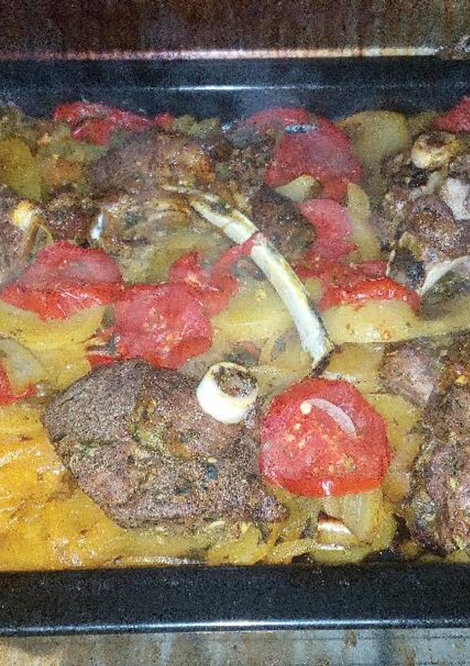 Una foto de Cordero al horno