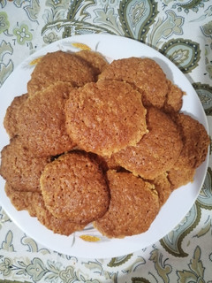 Una foto de Galletitas de avena y miel