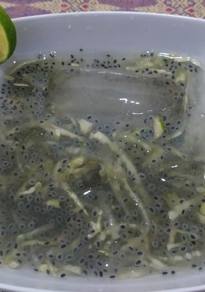 Foto resep Es TNS (Timun+Nipis+Selasih)