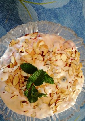 Una foto de Fool de frutas y almendras