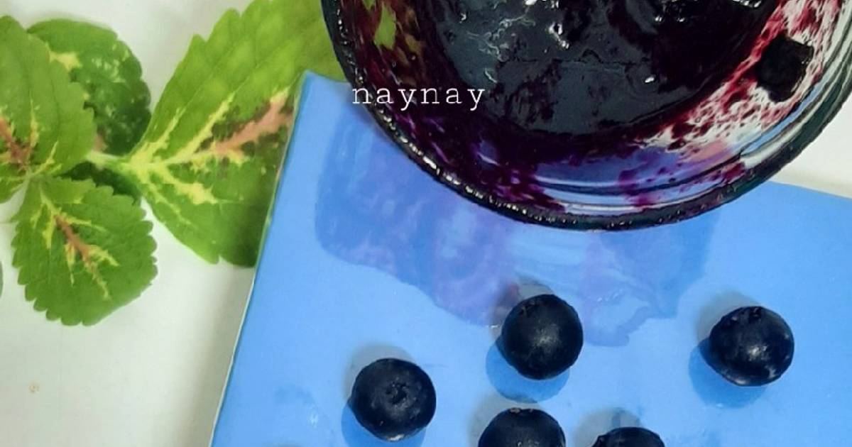 Resep Selai Blueberry Homemade oleh NayNay Cookpad