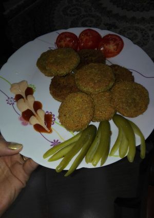 عکسی از دستور فلافل با لپه