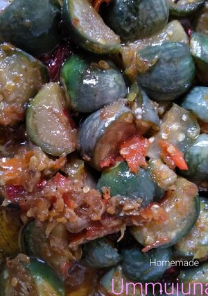 Foto resep Oseng terong bulat