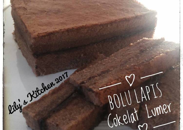 Bolu Lapis Cokelat Lumer