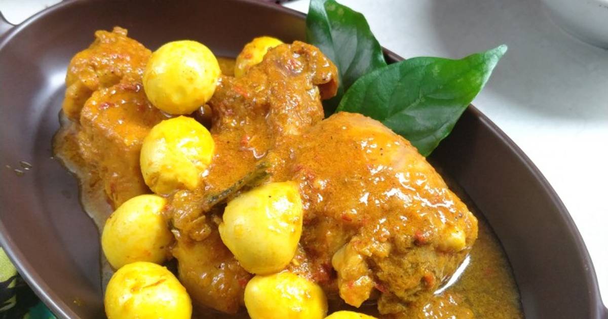 37 resep kari ayam & telur puyuh enak dan sederhana ala ...