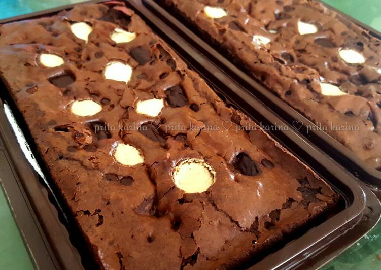Brownies Triple Choco (brownie martha stewart yg fudgy bgt..)