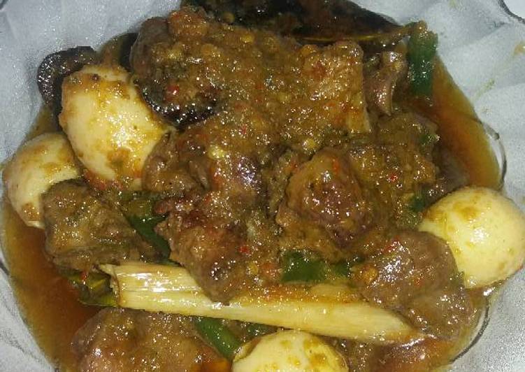 Balado ati ampela telur puyuh