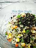 Brown Rice Fried with Seaweed (Vegetarian)