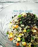 Cơm Gạo lứt chiên Rong biển (Món chay)