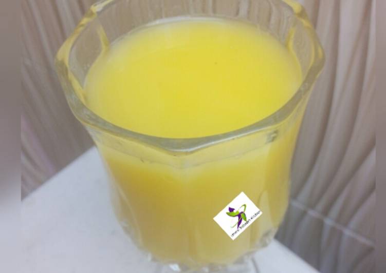 Steps to Make Homemade Mango juice