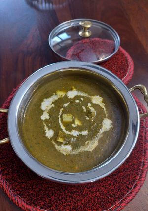 A picture of Dhaba-Style Palak Paneer.
