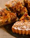 Sweet Chestnuts and Walnuts Tart, Crumble Topping