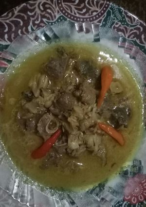 Foto resep Tetelan sapi santan
