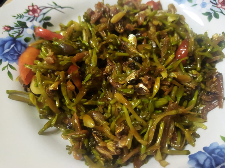 Cara Gampang Menyiapkan Tumis Bunga Pepaya Teri Manis Tanpa Rebus Anti Gagal