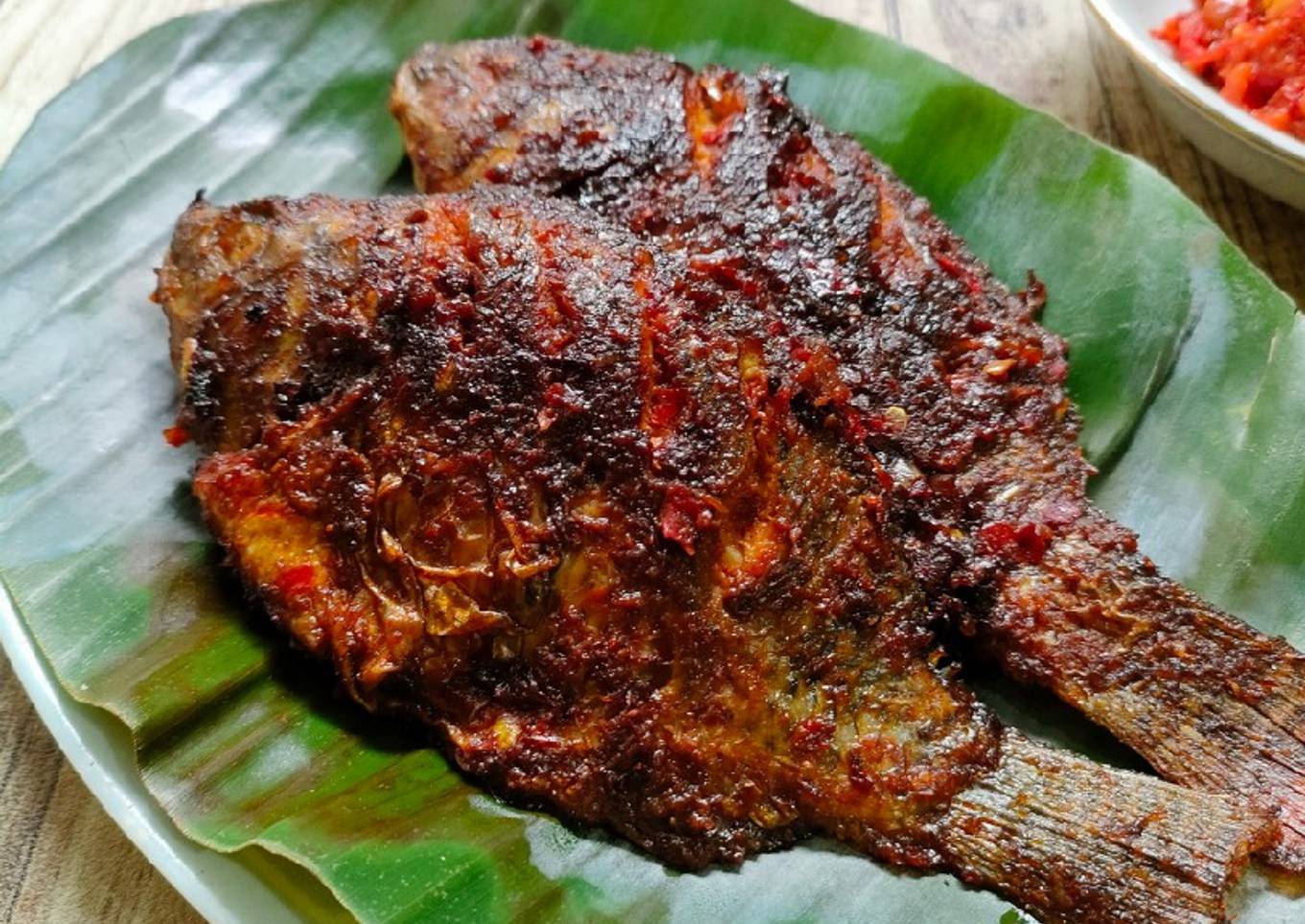 Ikan Bakar Pedas Manis (ikan bakar Teflon)