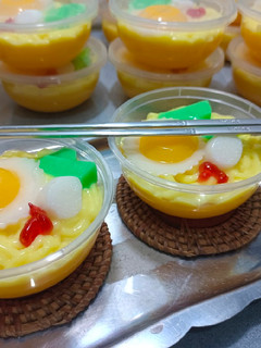 Foto resep Puding Susu Ramen