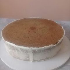 A picture of 1 kg Semi Naked Orange n blueberry cake. #Authormarathon.