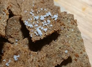 Une photo de 🌿Crakers à l'okara de graines potimarron (antigaspi)