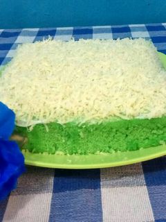 Foto resep Bolu Pandan Kukus Praktis No.Mixer, No Timbangan