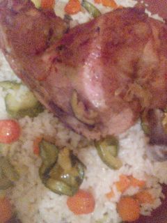 صورة لوصفة رز بالدجاج