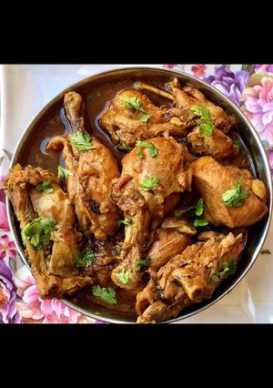 A picture of Chicken Masala Curry.