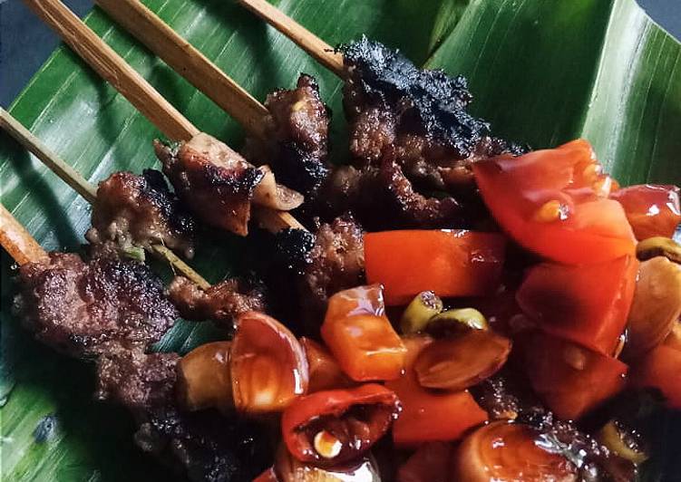 Sate daging giling