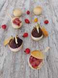 Minis burgers aux figues/chèvre/jambon cru