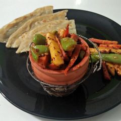 A picture of Mix vegetable achar.