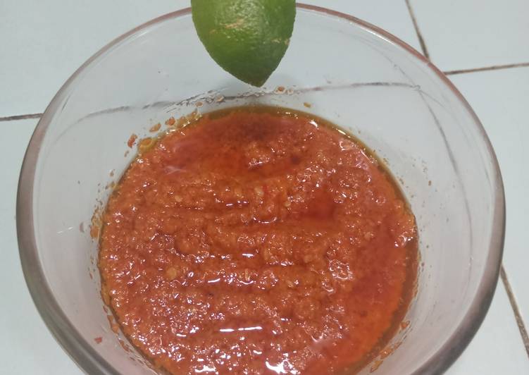 Resep Populer Sambal trasi segerr Nikmat Lezat