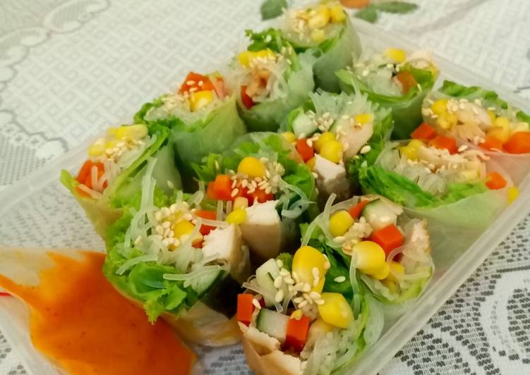 Resep Vietnamese spring roll yang Bisa Manjain Lidah