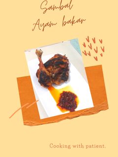 Foto resep • sambal ayam bakar / panggang •