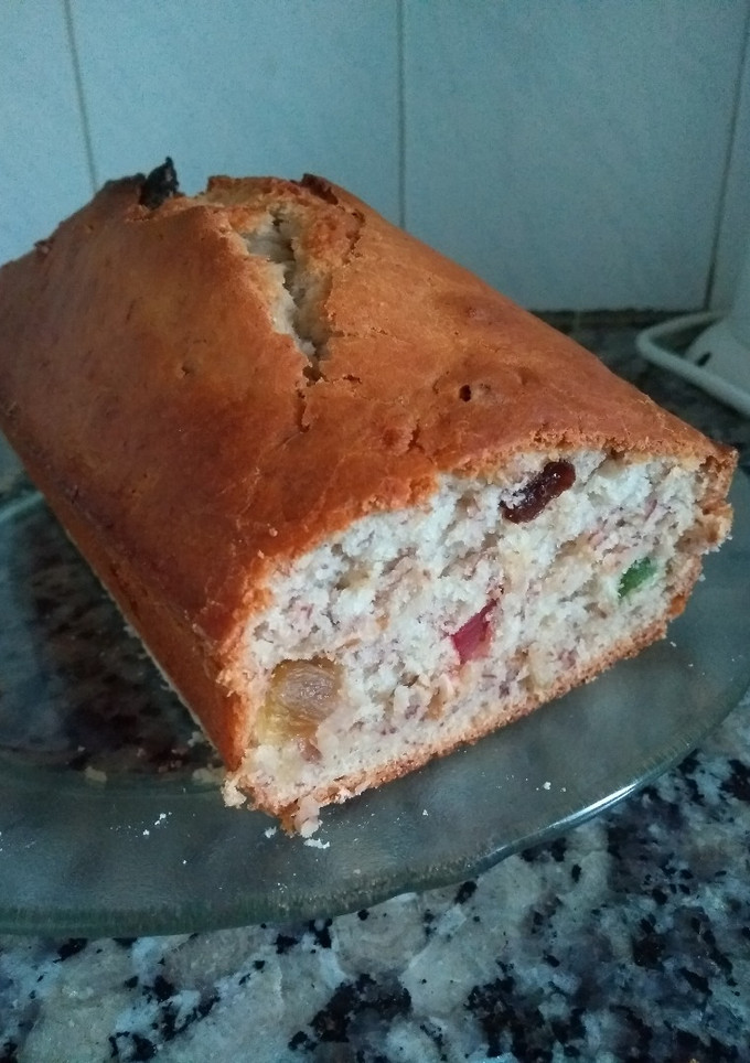 Una foto de Budín de banana vegano